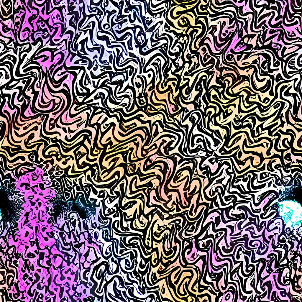 The Neon Marbled Muse pattern
