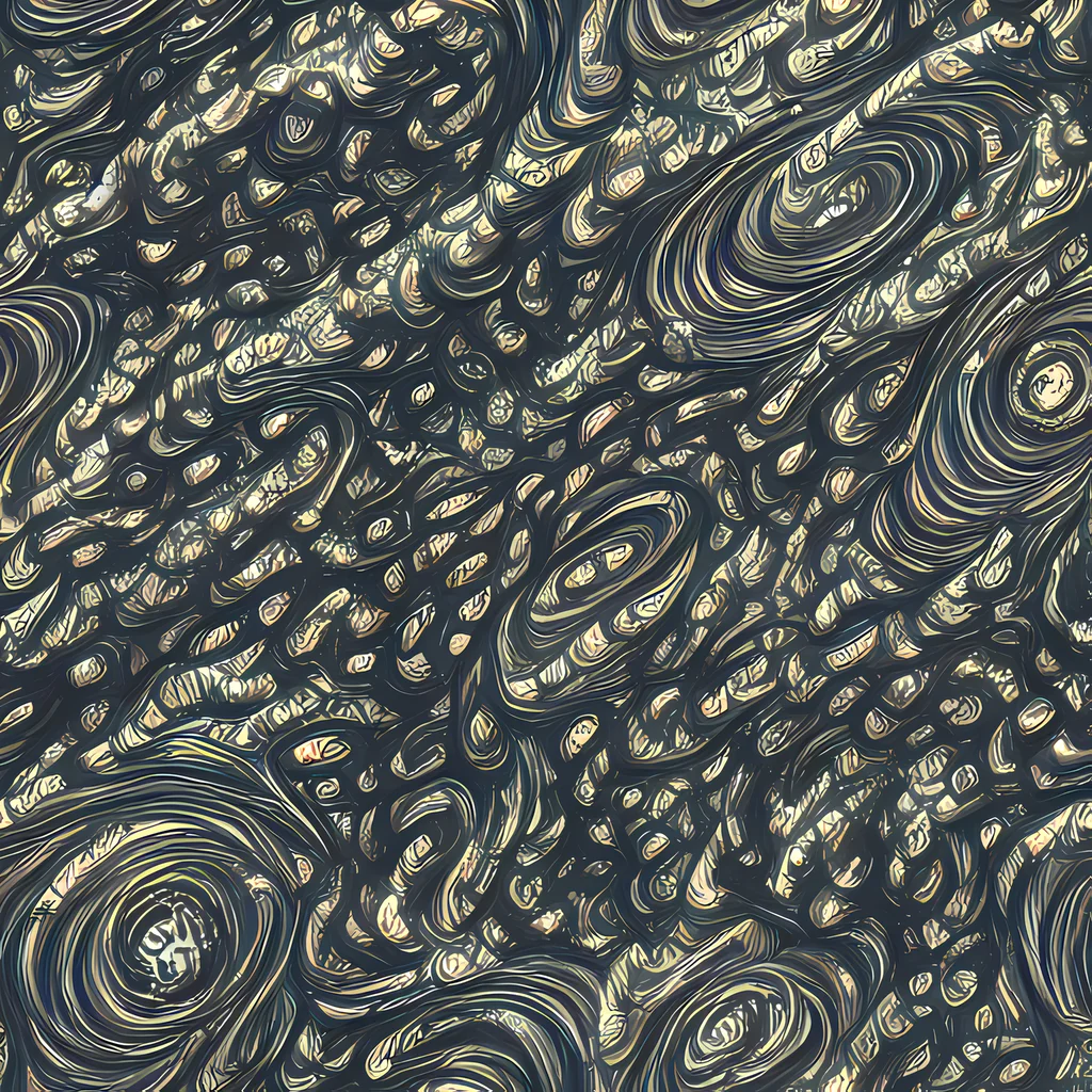 The Inkstorm Paisley pattern
