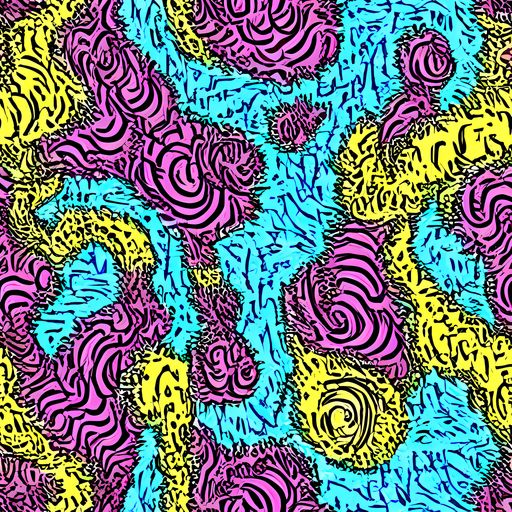 The Electric Bloom Maze pattern