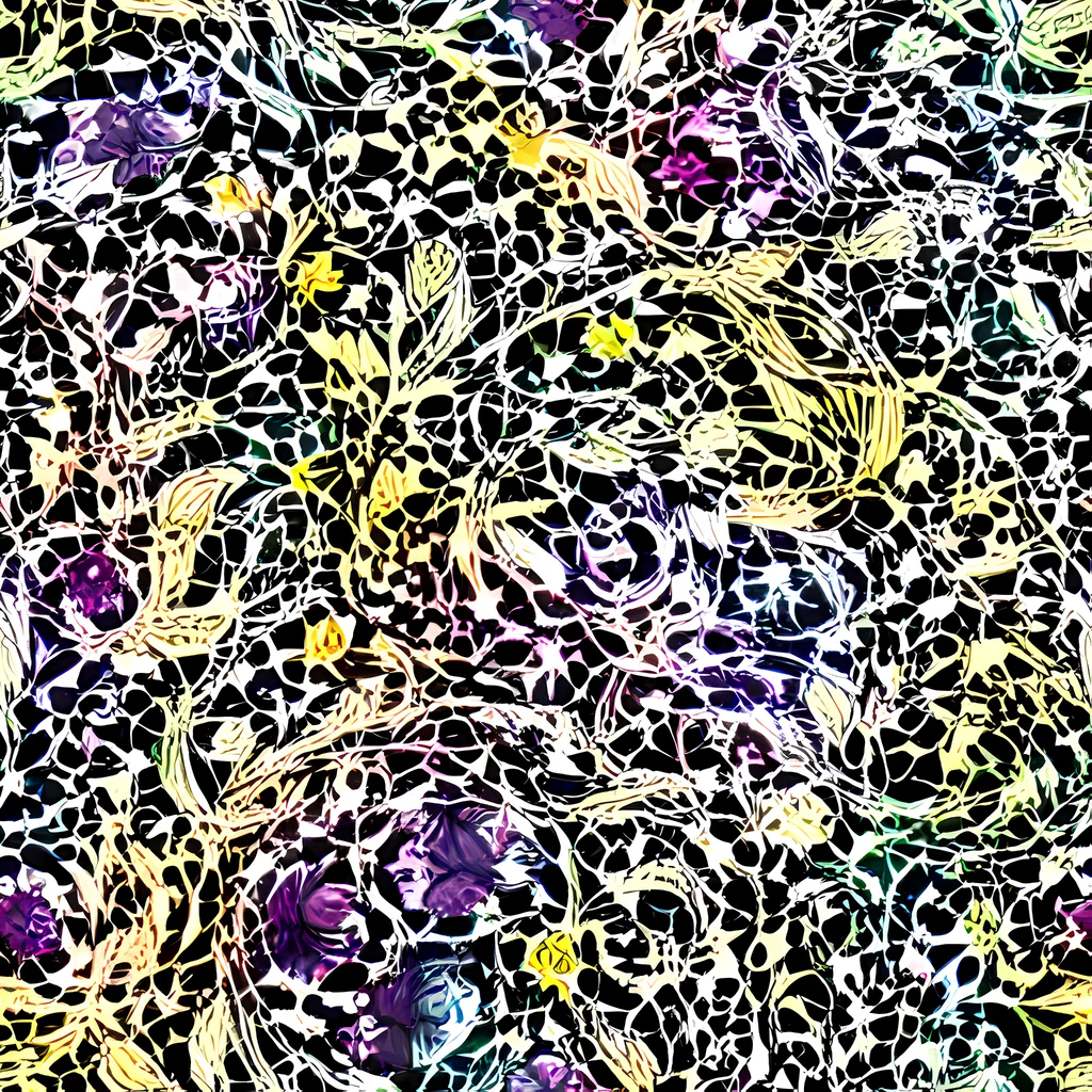 The Prismatic Underbrush pattern