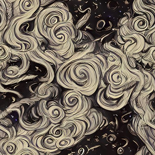 The Ivory Whirlpool pattern