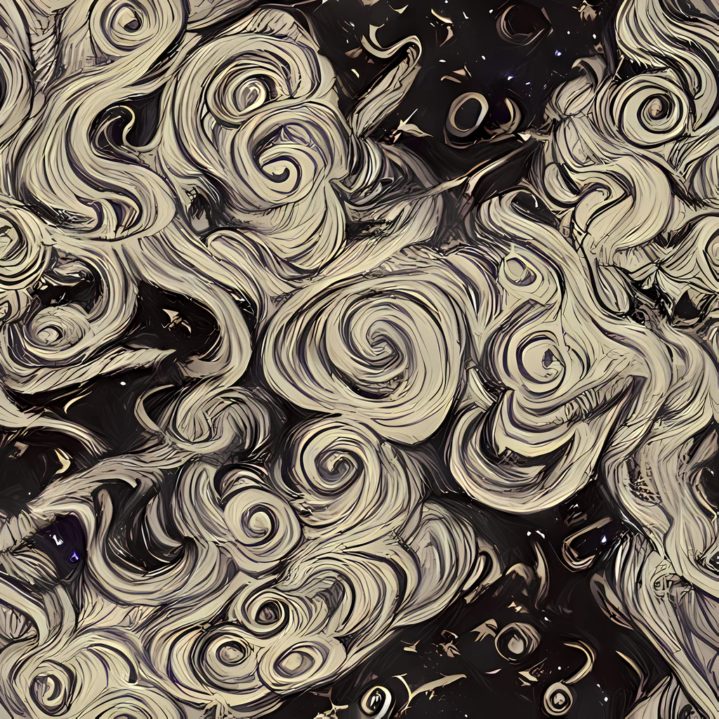 The Ivory Whirlpool pattern
