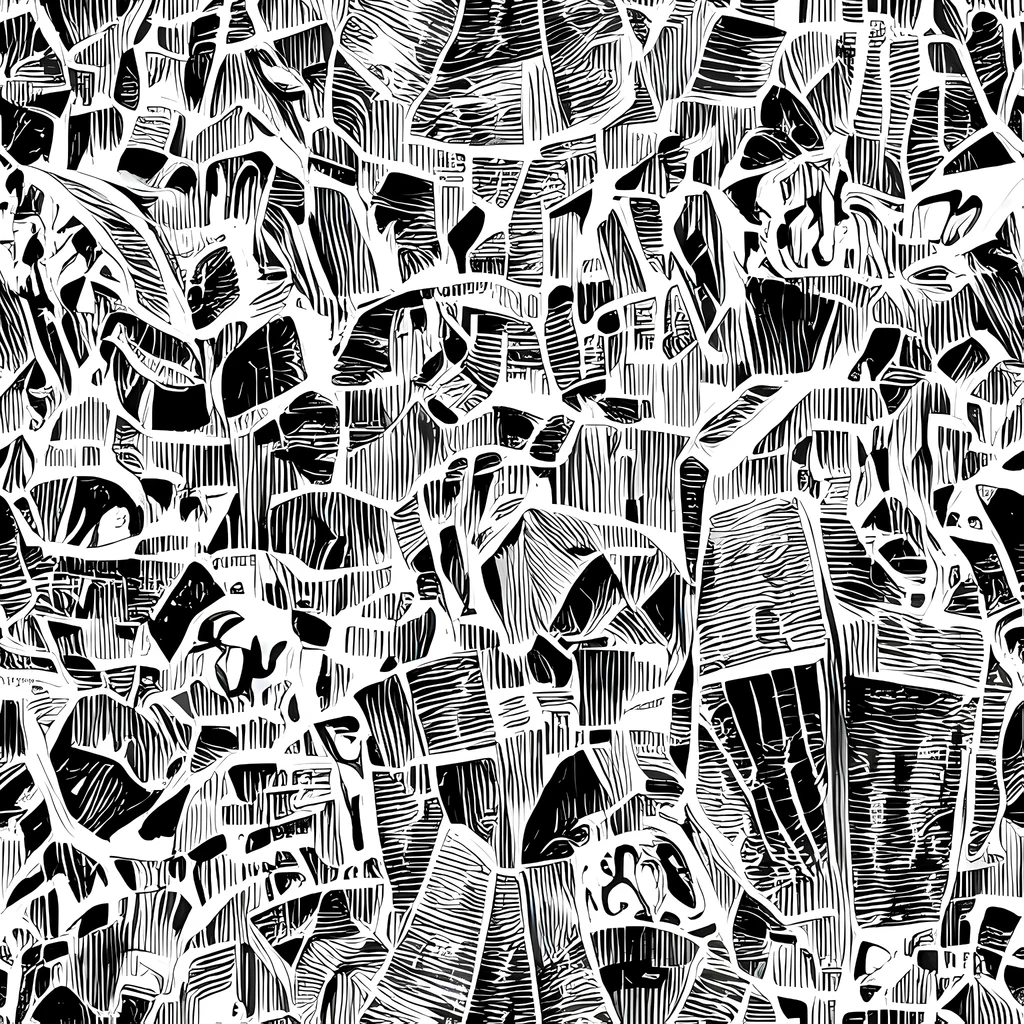 The Monochrome Canopy pattern