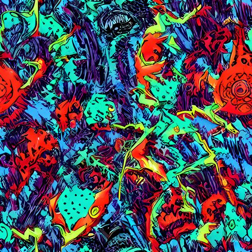 The Neon Bog pattern