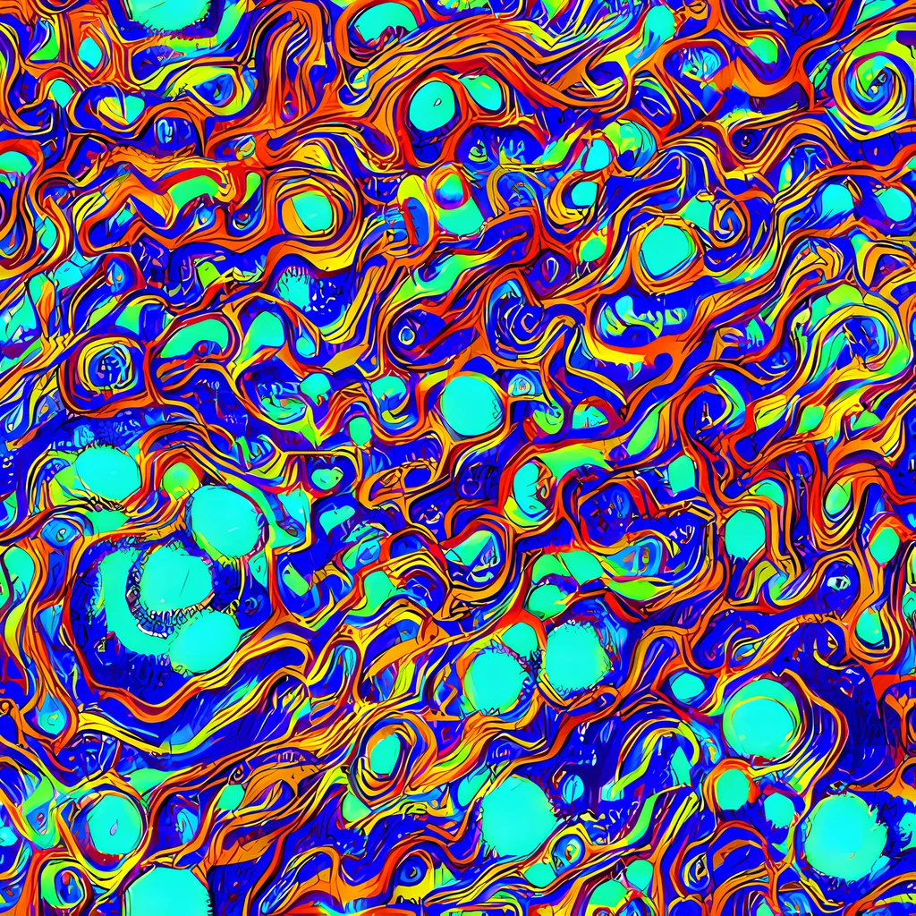 The Aqua Flame pattern