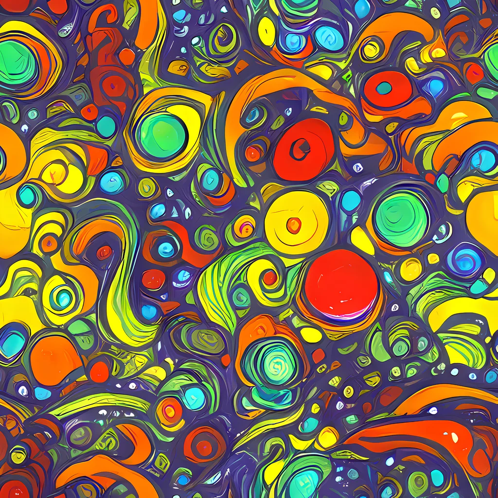 The Orbiting Colors pattern