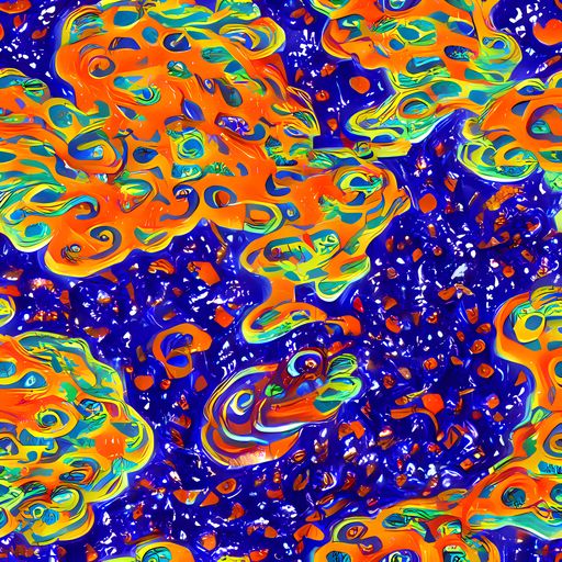 The Blue Flame Bloom pattern