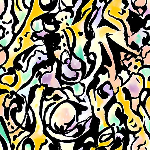 The Pastel Ink Riot pattern