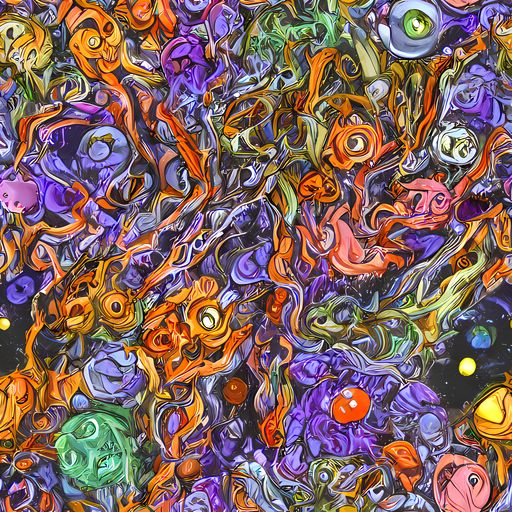 The Chromatic Beasts pattern