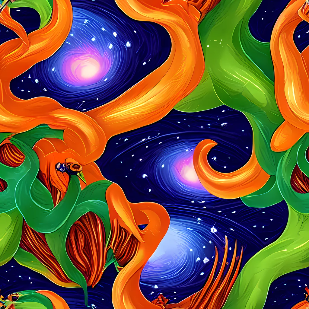 The Cosmic Aviary pattern