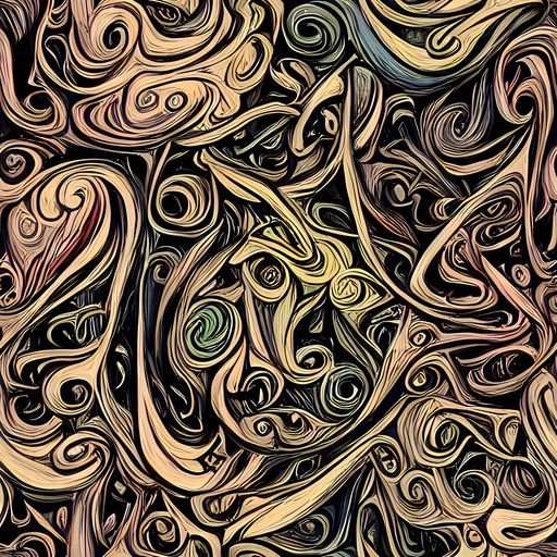 The Gilded Whirl pattern