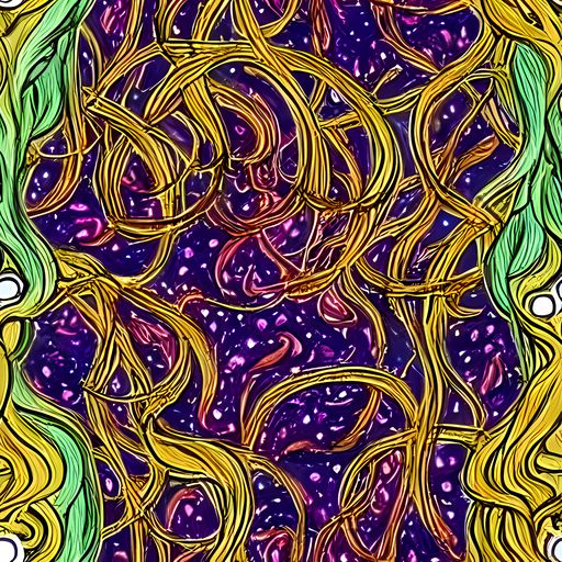 The Violet Gilded Maze pattern