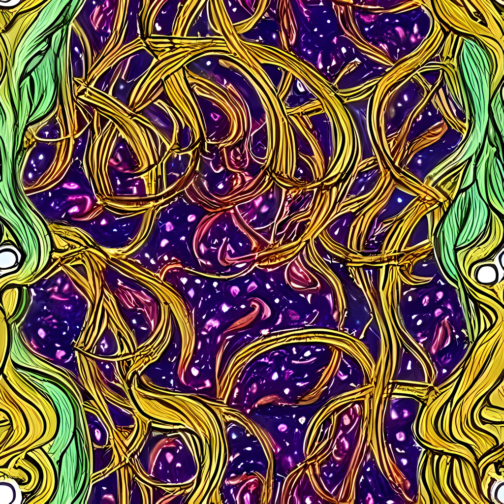 The Violet Gilded Maze pattern