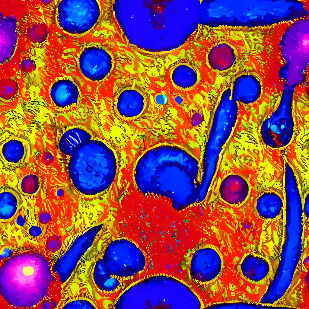 The Cobalt Lava pattern