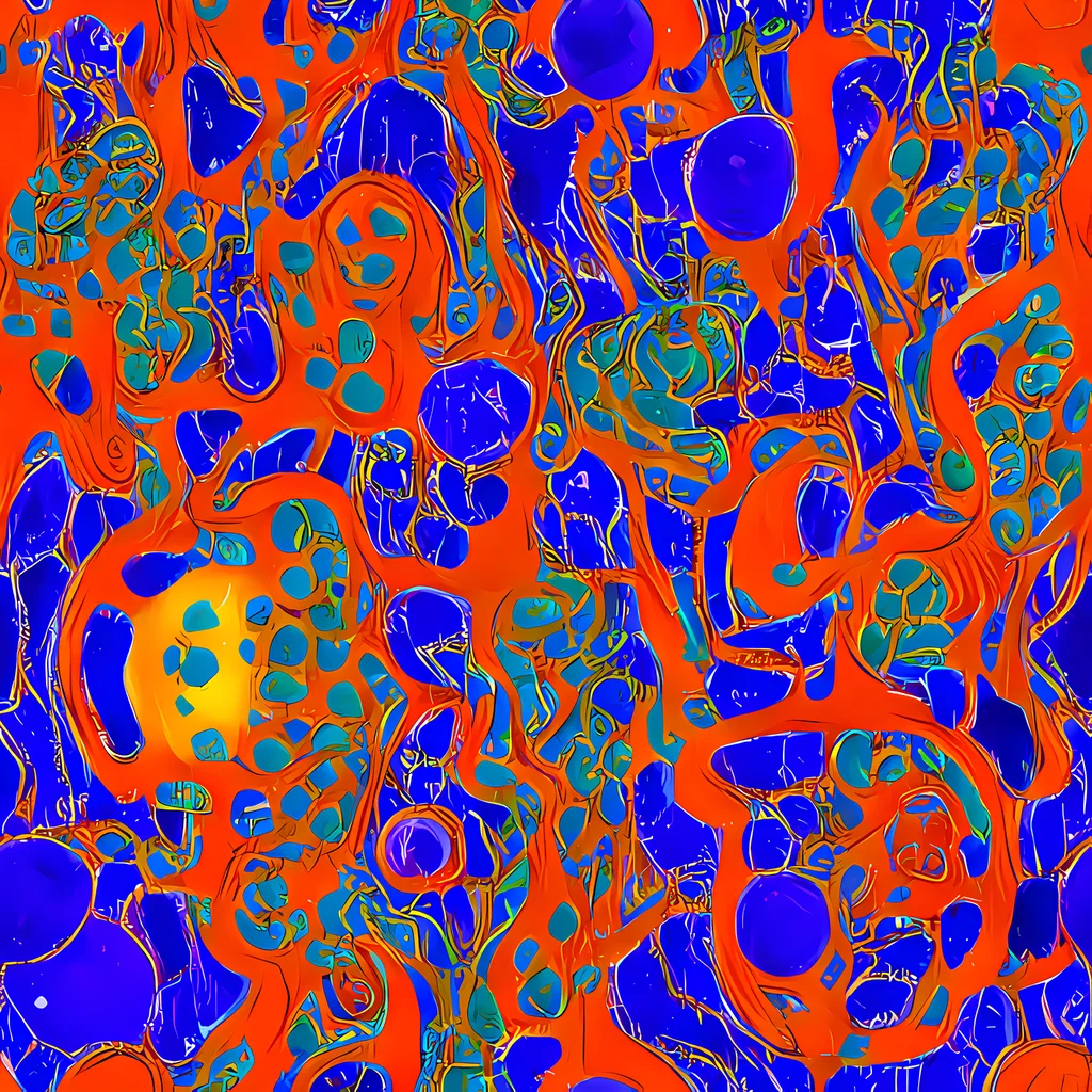 The Burning Mosaic pattern