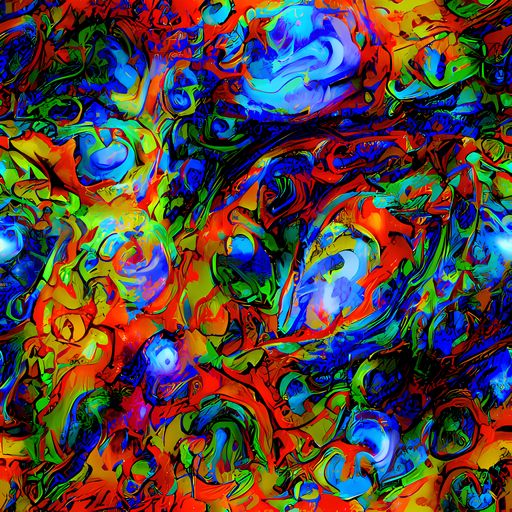 The Hypercolor Tangle pattern