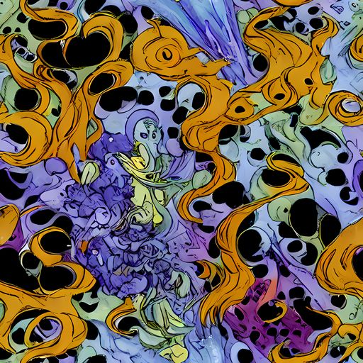 The Orange Dreamscape pattern