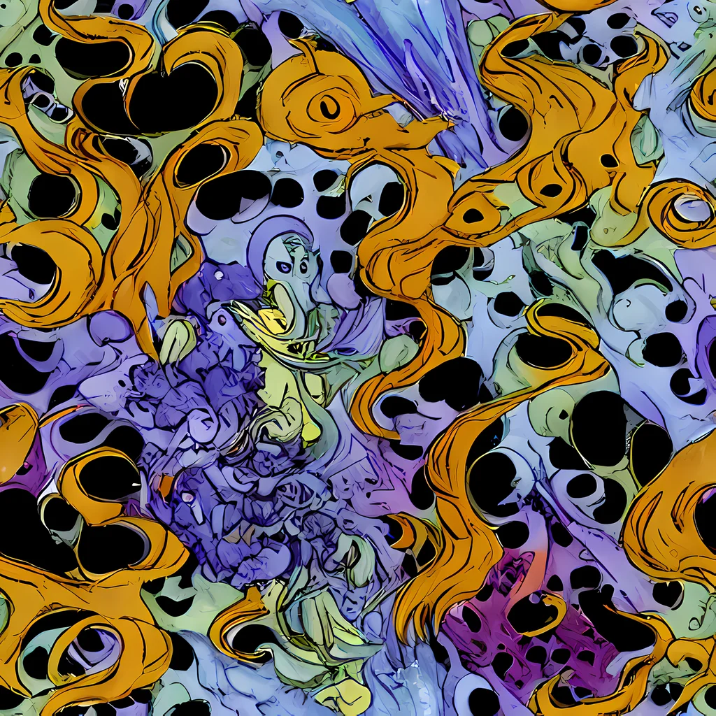 The Orange Dreamscape pattern