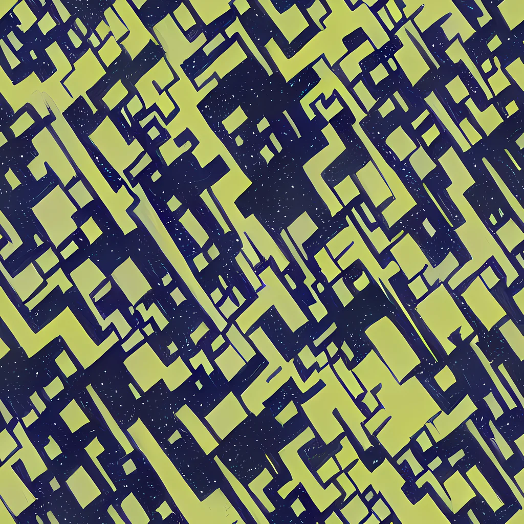 The Lime Noir Maze pattern