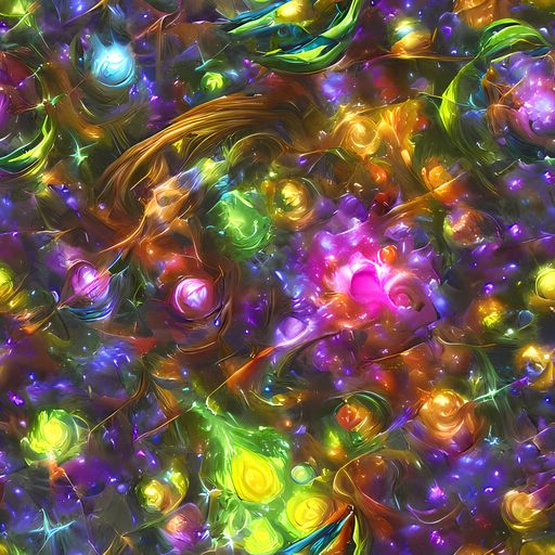 The Luminescent Tangle pattern