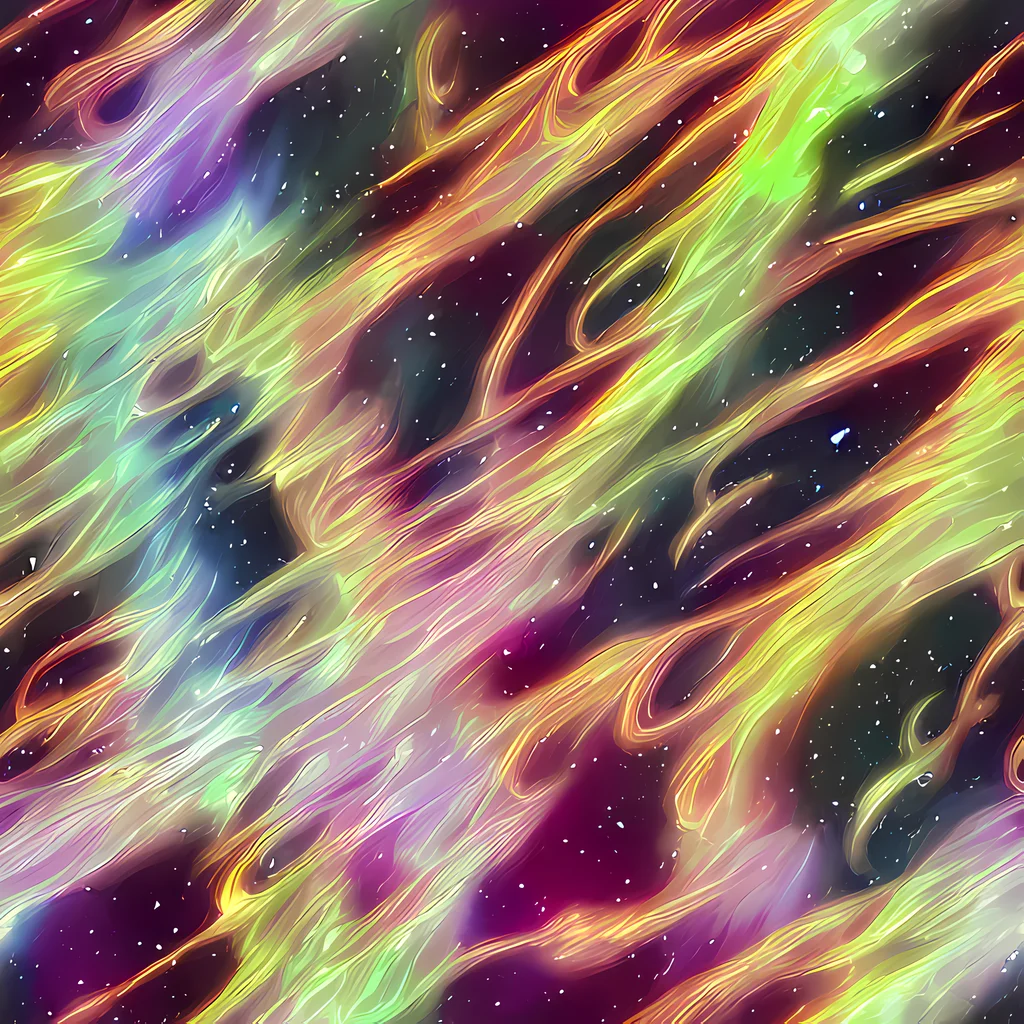 The Supernova Silk pattern
