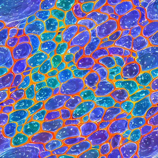 The Neon Riverstone pattern