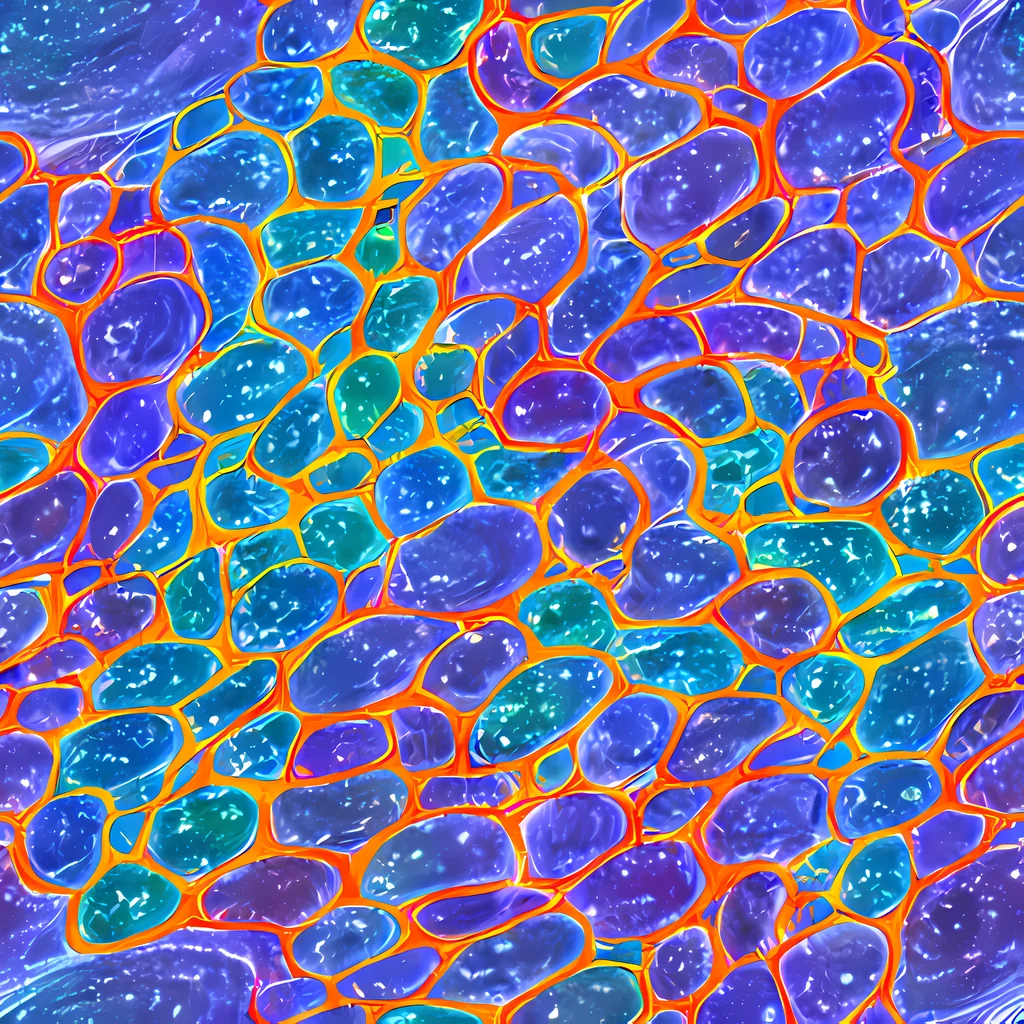 The Neon Riverstone pattern