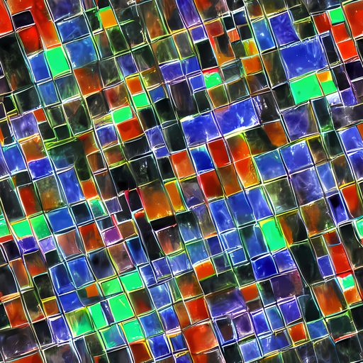 The Neon Tesserae pattern