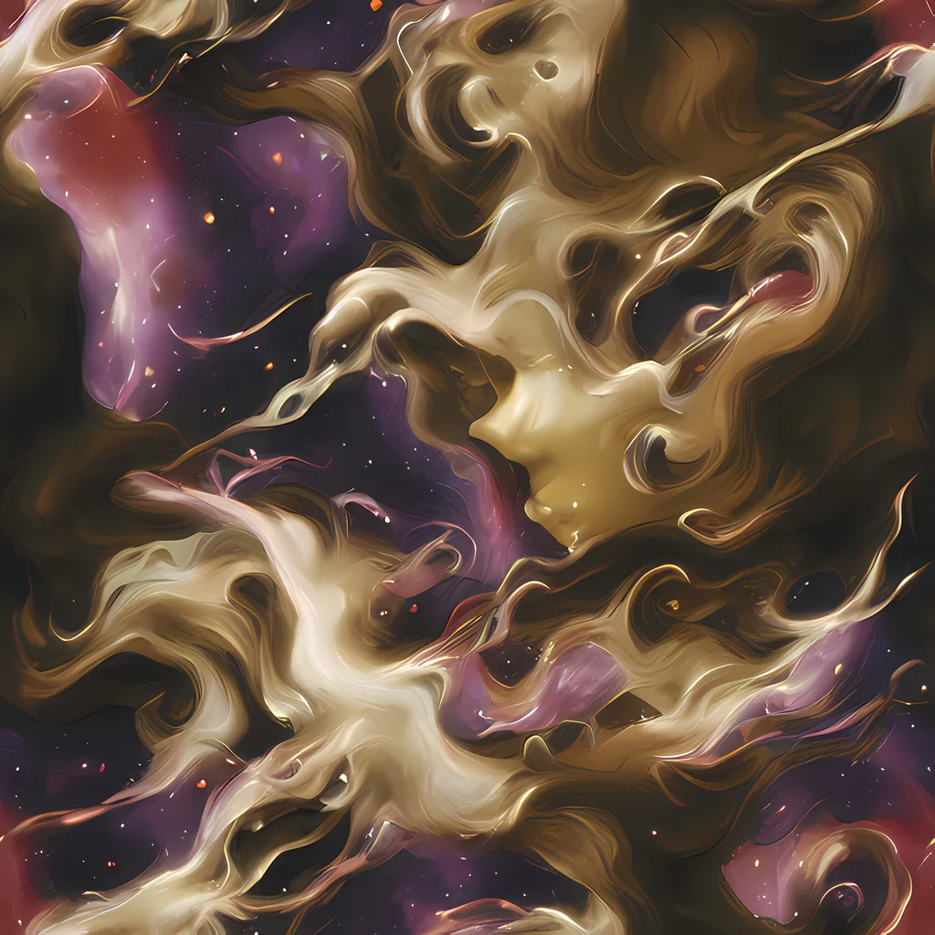 The Astral Saffron pattern