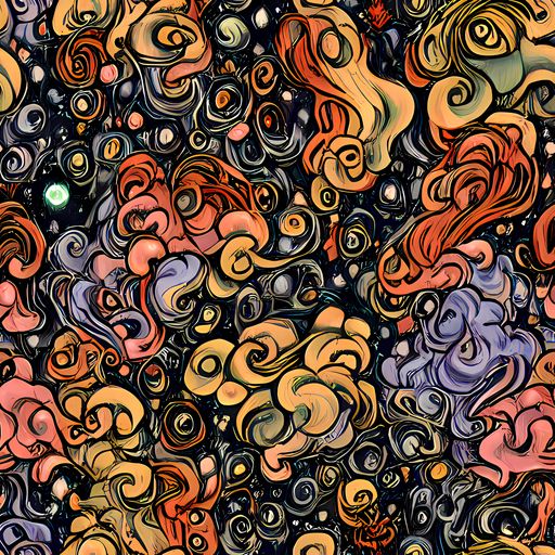 The Psychedelic Brocade pattern