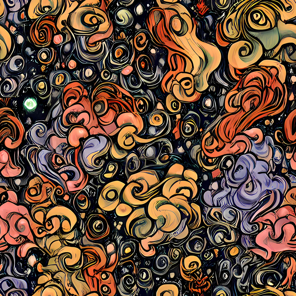 The Psychedelic Brocade pattern