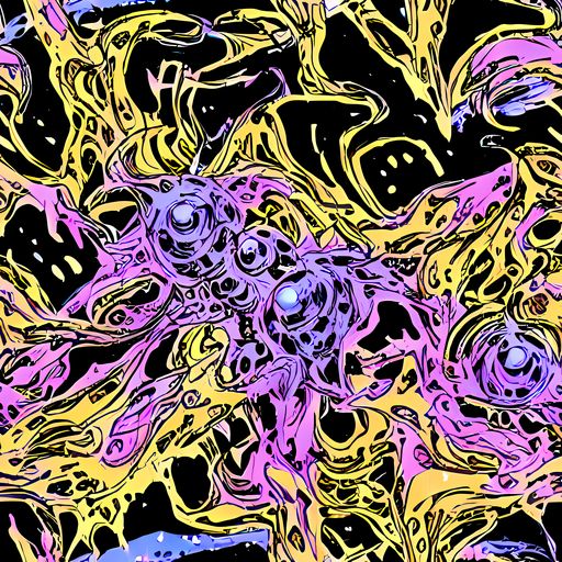 The Black Orchid Riot pattern