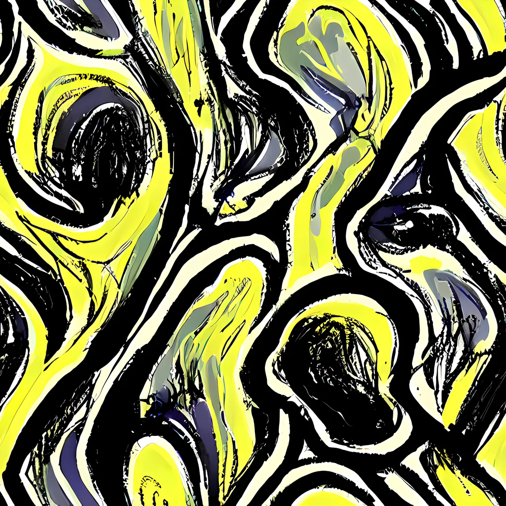 The Blacklight Ribbons pattern