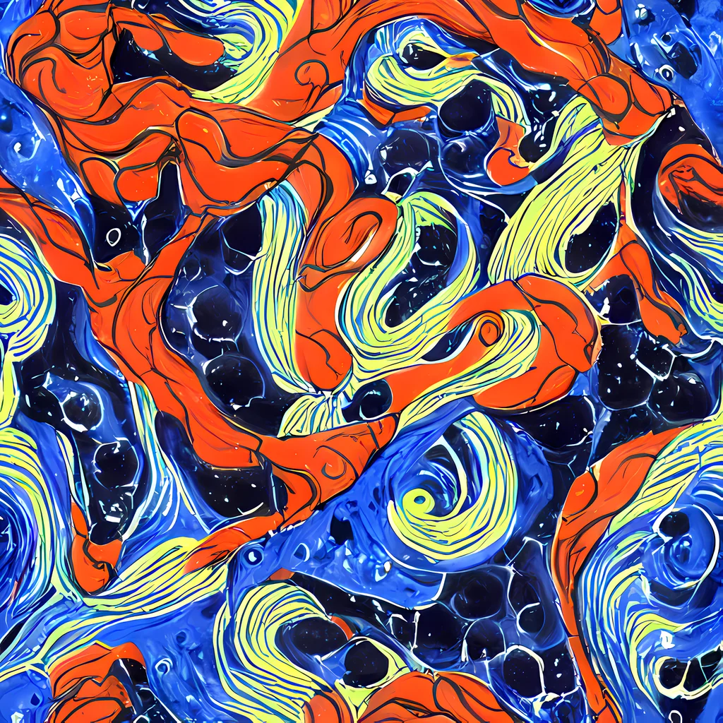 The Lava Whirlpool pattern
