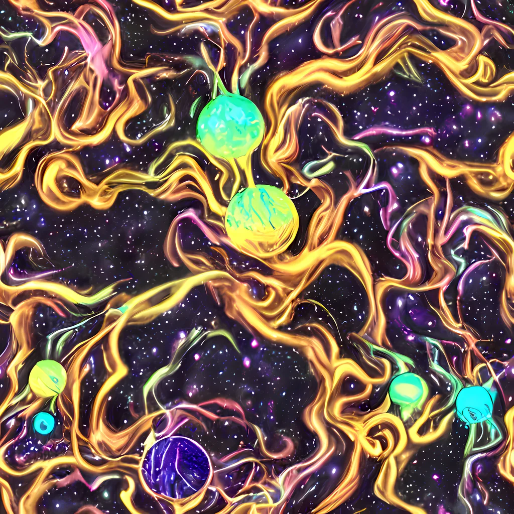 The Planetary Tangle pattern