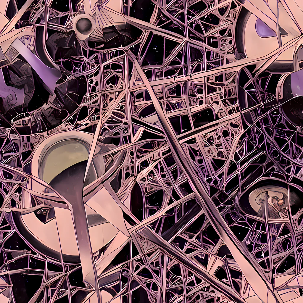 The Mauve Labyrinth pattern