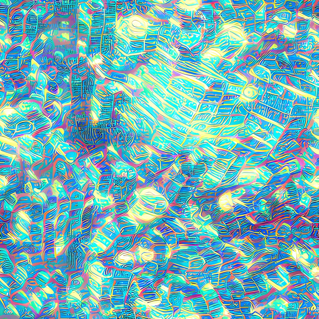 The Neon Cartography pattern