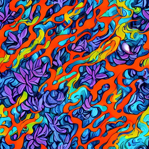 The Cobalt Jungle pattern