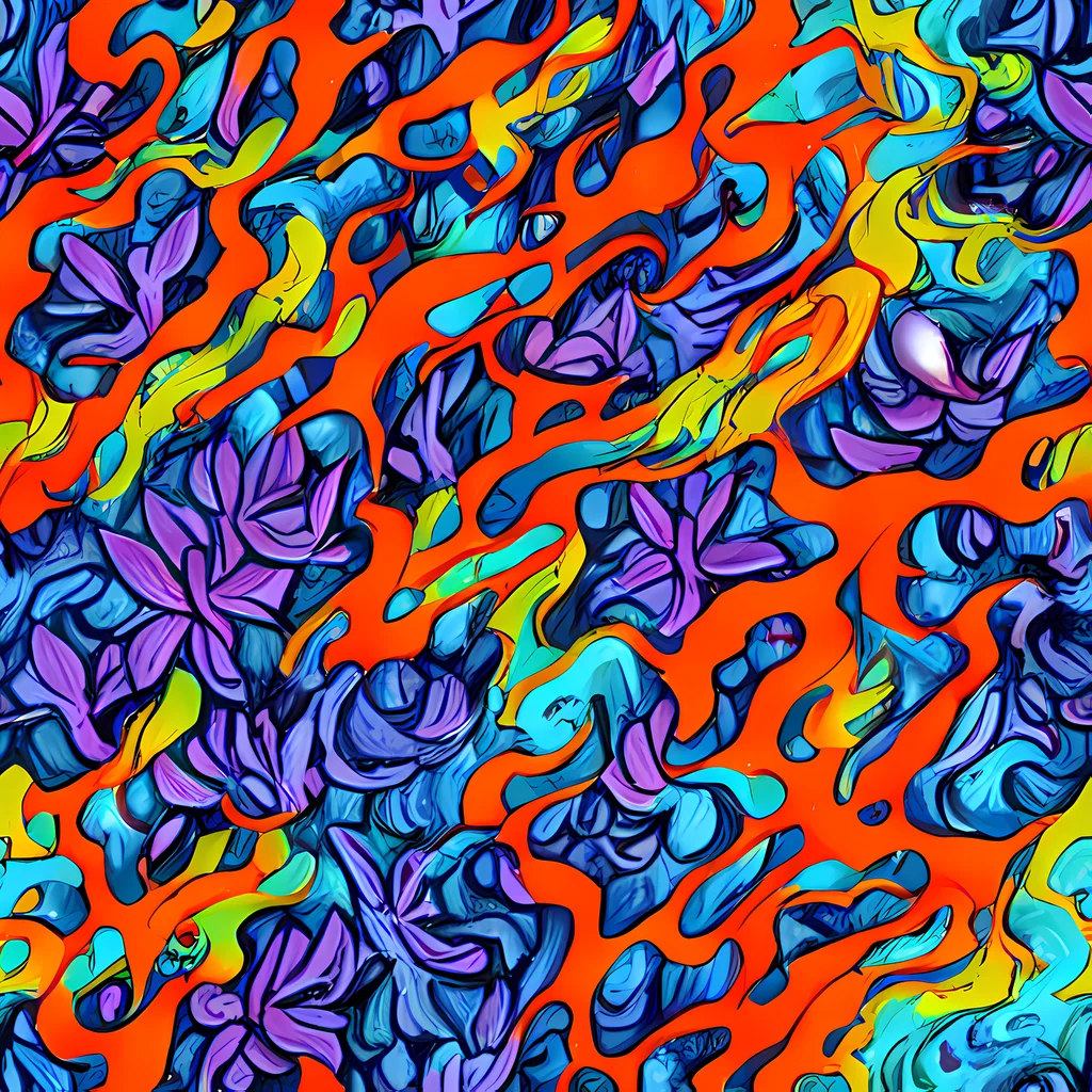 The Cobalt Jungle pattern
