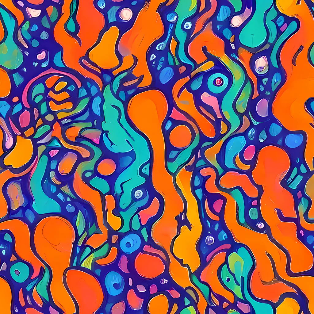 The Chromatic Tidal Pool pattern