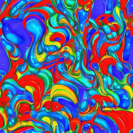 The Hypercolor Flow pattern