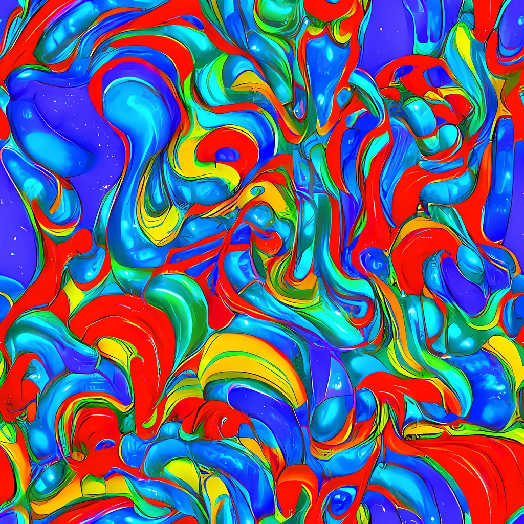 The Hypercolor Flow pattern