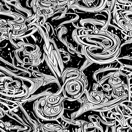 The Blackwork Current pattern