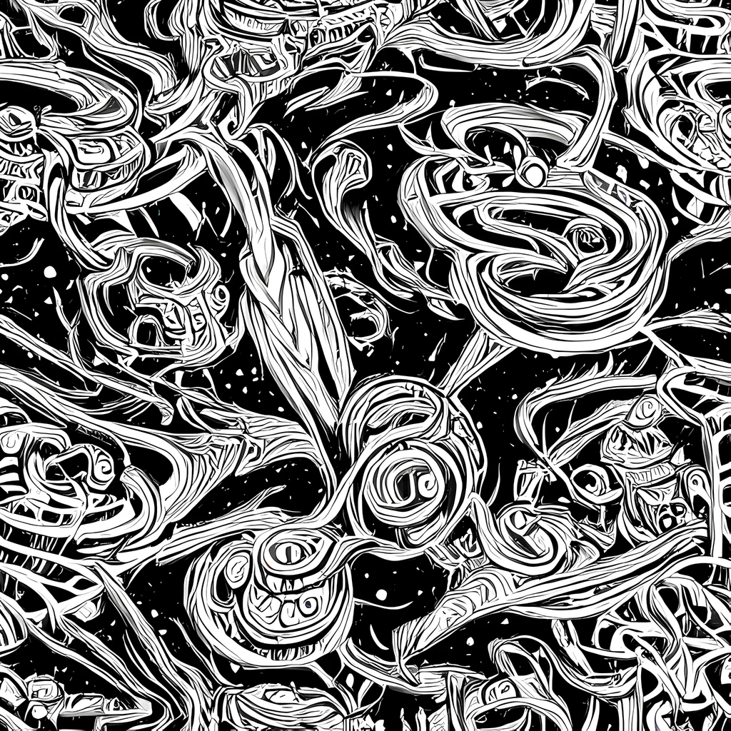 The Blackwork Current pattern