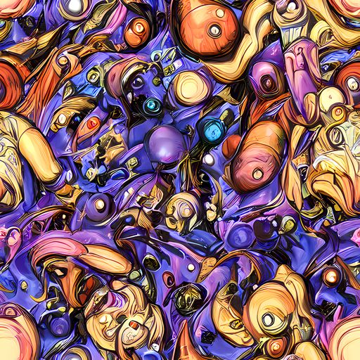 The Prismatic Menagerie pattern