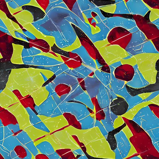 The Neon Shatter pattern