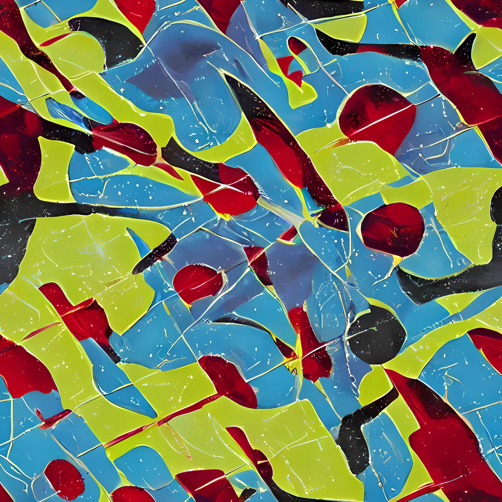 The Neon Shatter pattern