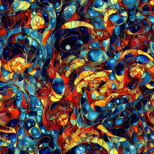The Sapphire Frenzy pattern