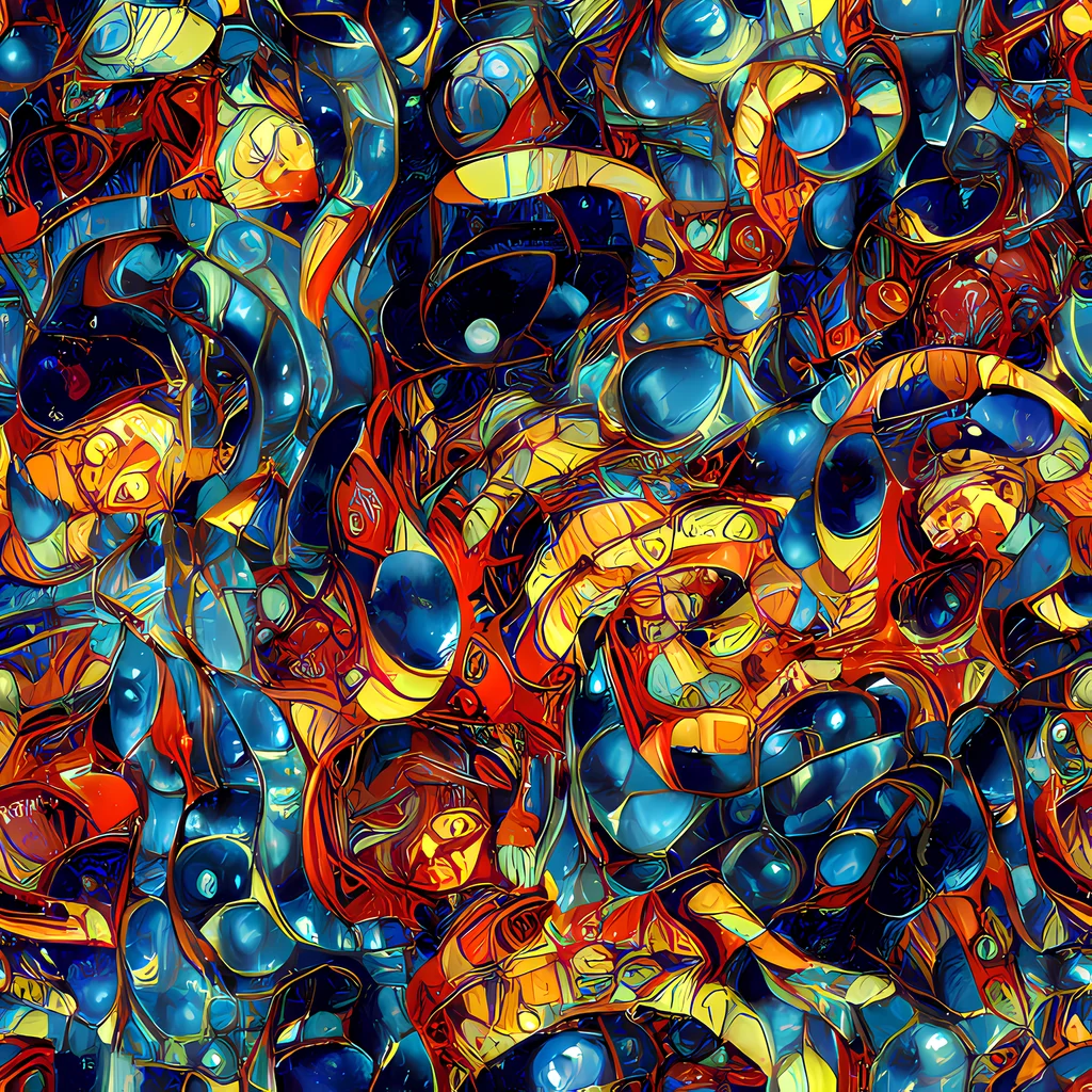 The Sapphire Frenzy pattern