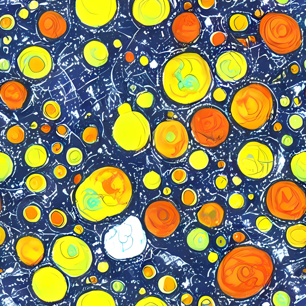 The Citrus Cosmos pattern